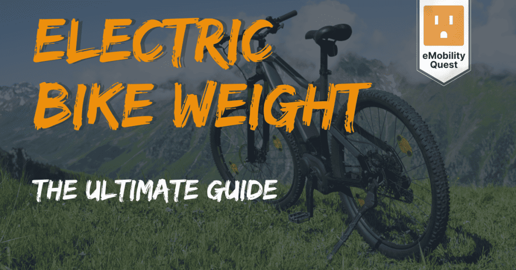 Guide To Understanding Electric Bike Weight