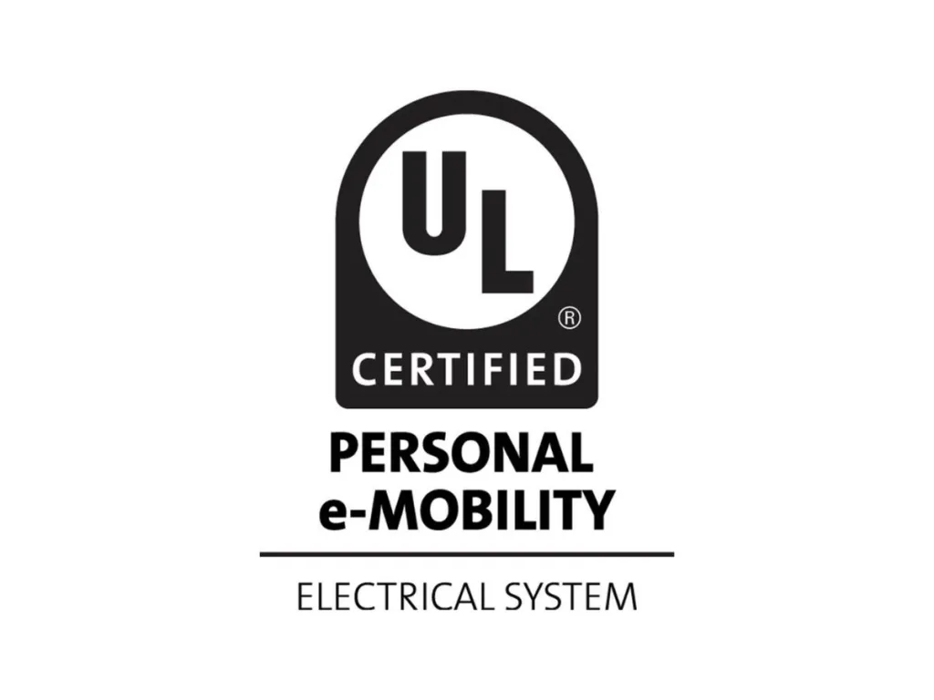 UL Certified Personal e-Mobility Label
